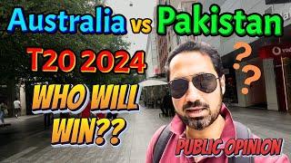 Australia vs Pakistan - T20 2024 | Who will Win?  Public Opinion in Adelaide Australia!