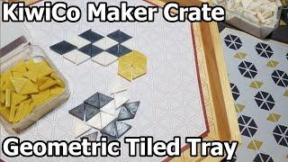 KiwiCo Maker Crate - Geometric Tiled Tray