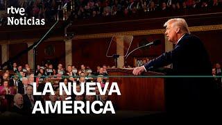 EE.UU.: DONALD TRUMP PRESUME ante el CONGRESO de sus DECISIONES COMO PRESIDENTE | RTVE Noticias