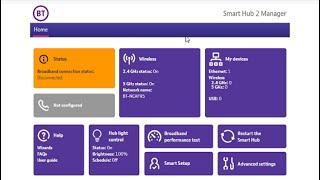 Web admin interface of the BT Smart Hub 2 router. How do you turn off wifi?