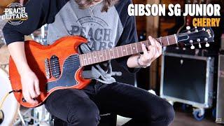 No Talking...Just Tones | Gibson SG Junior Cherry