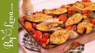 Baked fish with Vegetables