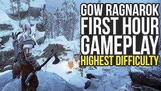 God of War Ragnarok Gameplay - First Hour On Highest Diffiucluty (Gow Ragnarok Gameplay)