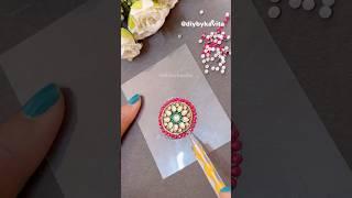 Trending Kundan Earrings#shorts #diycrafts #viralvideo #trending