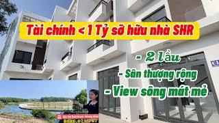 Dưới 1 Tỷ sở hữu nhà SHR 2 Lầu, sân thượng rộng view sông mát mẻ | Nhà Bình Chánh giá rẻ.