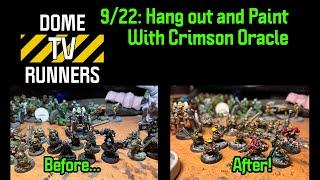 9/22: Hang out and Hobby with Crimson Oracle