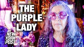 The Purple Lady: Obsessed Woman Addicted to Color Purple | Extraordinary People | New York Post