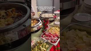 Affordable and quality catering package in Cavite for as low as Php340 per head. #shorts #food