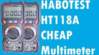 Digital Multimeter Review - Habotest HT118A by Electreca