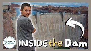 Inside Glen Canyon Dam - Glen Canyon National Recreation Area -Taking the Tour - Page, Arizona