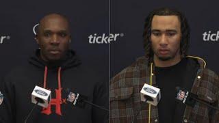 DeMeco Ryans & C. J Stroud postgame interview Houston Texans fall to Kansas City Chiefs 27-19