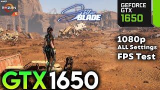 Stellar Blade GTX 1650 All Settings FPS Test 1080p