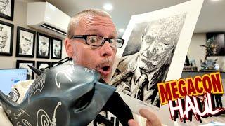 Megacon 2025 Orlando Comic Con Swag Haul | Commissioned Art & MORE!