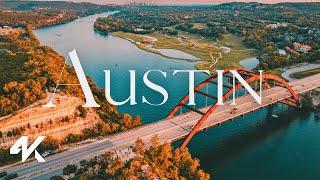 Austin Aerial View Tour 4k Drone  -  Austin, Texas, America