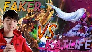 Katlife | KATLIFE vs FAKER - I SNIPED FAKER IN SOLO QUEUE