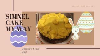 Netty makes a Metal Simnel Cake