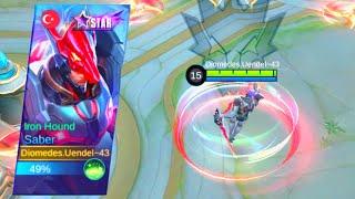 Starlight Skin Saber New Skin Gameplay - Mobile Legends