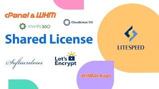 Cheap cPanel Shared License | Litespeed License | Cloudlinux Shared License | Imunify 360 Jetbackup