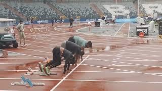 BLOCK STARTS: Sha'carri Richardson, Christian Coleman, Brandon Hicklin (with SLO-MO)