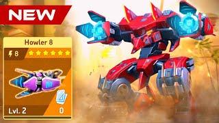 NEW WEAPON Howler 8 with Tengu & Shadow - Mech Arena