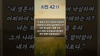 고난 속에서도 감사와 소망을 잃지 않는 기도 | 시편 42편 11절 | 하루를 시작하는 기도 | 아침을 여는 기도