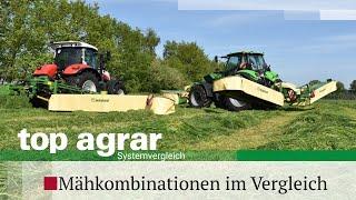 Schlagkraft beim Mähen: Mäht breiter günstiger? top agrar-Systemvergleich