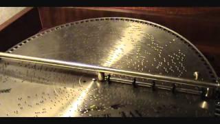 "AVE MARIA" Played On 1905 MIRA 18 1/2 Inch Concert Grand Console Music Box