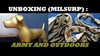 UNBOXING 209: Army and Outdoors. Turkish Air Force Camo Parka, Trousers, Shirt