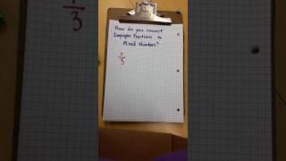 Chapter 5 Review(5) Converting Improper Fractions to Mixed Numbers