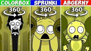 360° VR ALL Incredibox MUSTARD Versions - Colorbox VS Sprunki VS Abgerny Comparison