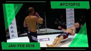 FloCombat Top 10 Finishes | BEST Knockouts & Submissions | January/February 2018