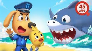 A Big Shark is Coming | Cartoons for Kids | Play Safe | Police Rescue | Sheriff Labrador