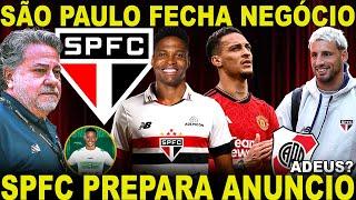 CONFIRMADO!!! SPFC FECHA NEGÓCIO! ASSINA NA 2ª! WENDELL É NOSSO! ANTONY NO MERCADO! CALLERI NO RIVER