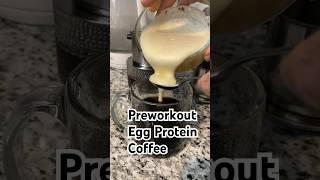 Egg Protein Coffee #fitness #kettlebellworkout #kettlebell #coffeeandjesus #strongfirst