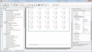 Math Resource Studio 4: Addition Worksheet