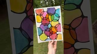 Neurographic art tutorial #neurographicart #watercolor