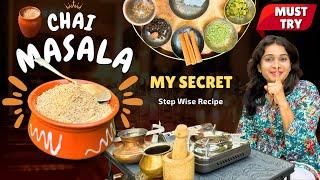 MY SECRET CHAI MASALA POWDER RECIPE️ हर कोई दीवाना हो जाएगा चाय मसाला पाउडर by@ChikkiHaina