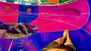 Toilet Bowl Water Slide at Aquapark Mavka #ukraine
