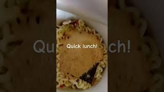 Quick lunch! #noodles #lunch #quick #hotwater #sglife #food #subscribe #viral #4you #ofwlife