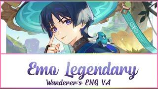 Genshin Impact | Scaramouche's/Wanderer's ENG VA - Emo Legendary | w/Lyrics {Request}