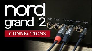 Nord Grand 2 Back Panel Connections Explained | Bonners Music