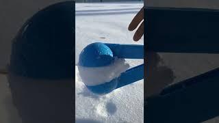 How to make the perfect snow ball for football? Amazing lifehack!