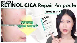 Skin concerns ? Innisfree Retinol Cica Repair Ampoule / Recommendation / Precautions