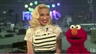 Gwen Stefani on the Set of Sesame Street (Us Weekly)