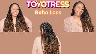 How to Crochet Individual Boho Locs: Step-by-Step Tutorial ft. Toyotress