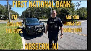 Bank concerned and the cops called. Silent audit.