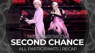 Misja Eurowizja Second Chance | All Participants | RECAP