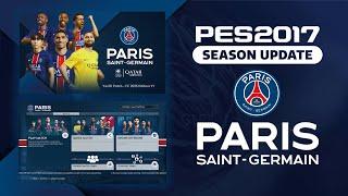 PES 2017 | Paris Saint-Germain Menu Graphic 2025 - Compatible With All Patches