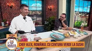 Chef Alex, românul cu centura verde la sushi