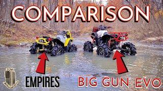 2018 / 2020 Canam Renegade’s comparison between Big Gun Evo & Empire Duals exhaust!